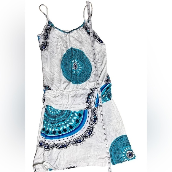 LASCANA women’s beach dress size 40 white and blue - Picture 3 of 10